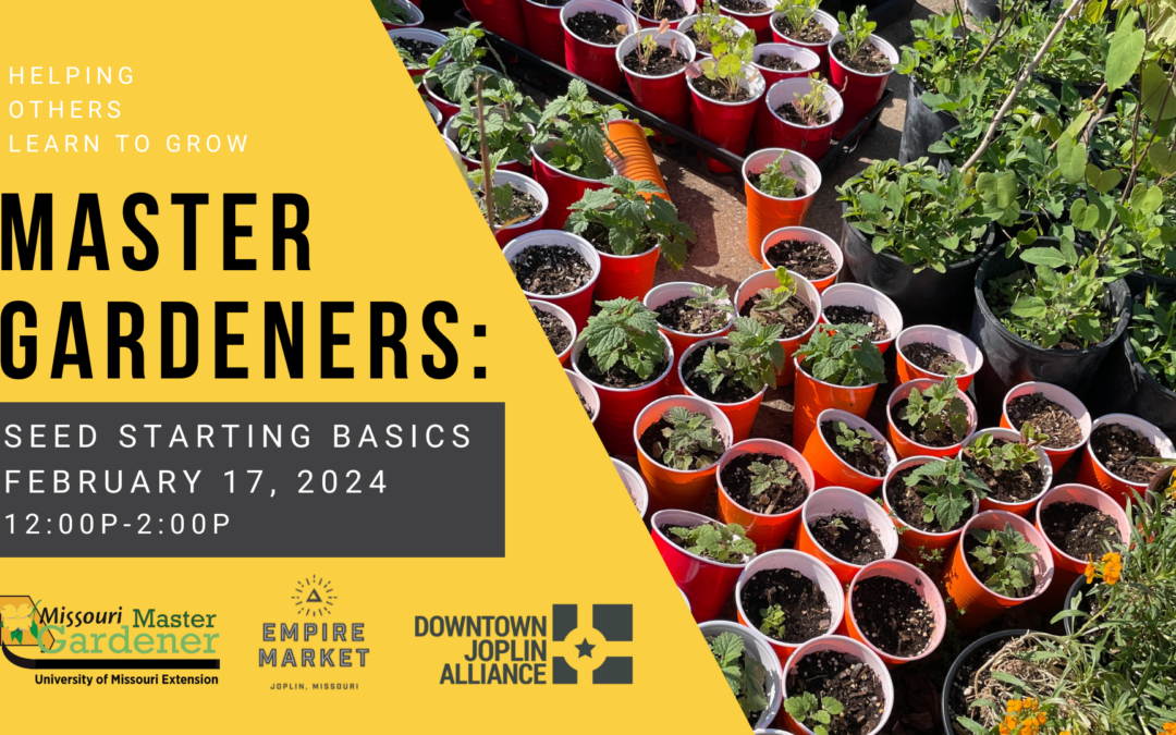 Adult Gardening Class–Seed Starting Basics