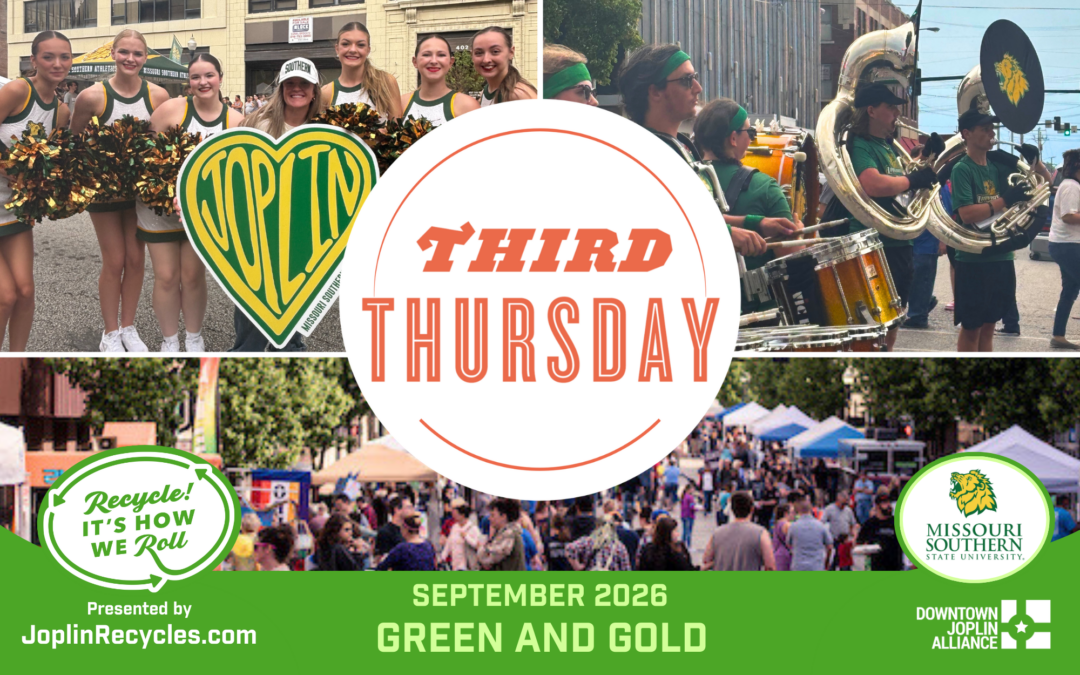 September Third Thursday–Green & Gold